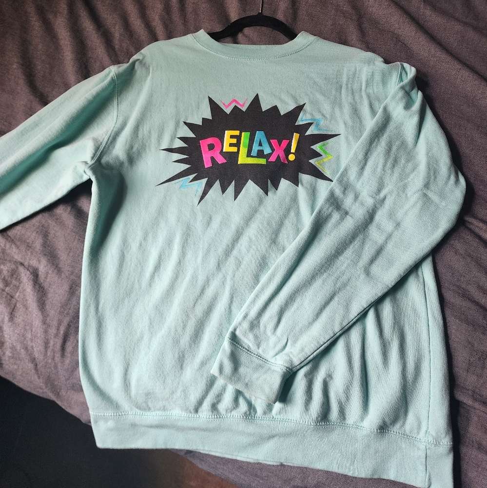L Fanjoy Crewneck Sweatshirt for Relax Podcast Merch